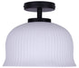 Canarm - ISF2262B01BK - One Light Semi-Flushmount - Sana - Matte Black
