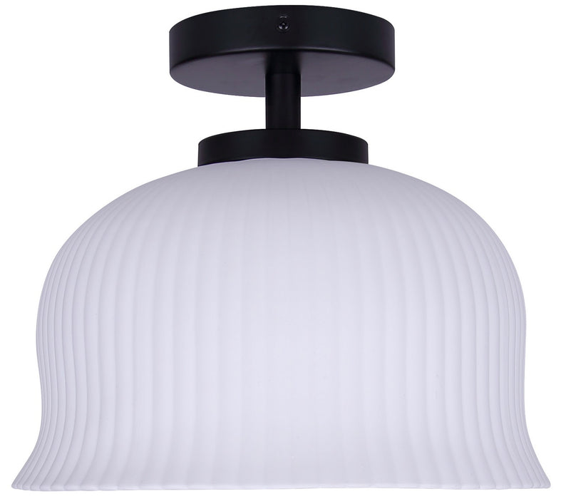 Canarm - ISF2262B01BK - One Light Semi-Flushmount - Sana - Matte Black