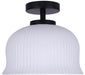 Canarm - ISF2262B01BK - One Light Semi-Flushmount - Sana - Matte Black