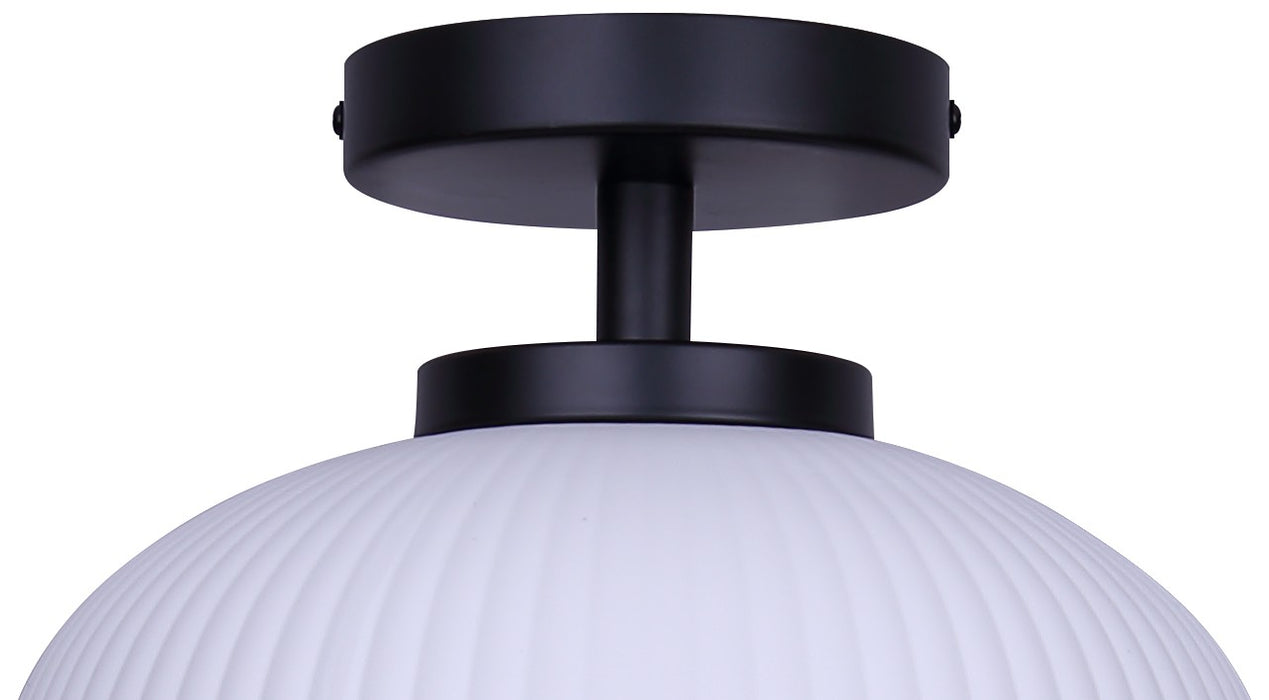 Canarm - ISF2262B01BK - One Light Semi-Flushmount - Sana - Matte Black