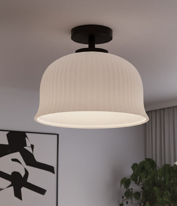 Canarm - ISF2262B01BK - One Light Semi-Flushmount - Sana - Matte Black