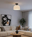 Canarm - ISF2262B01BK - One Light Semi-Flushmount - Sana - Matte Black
