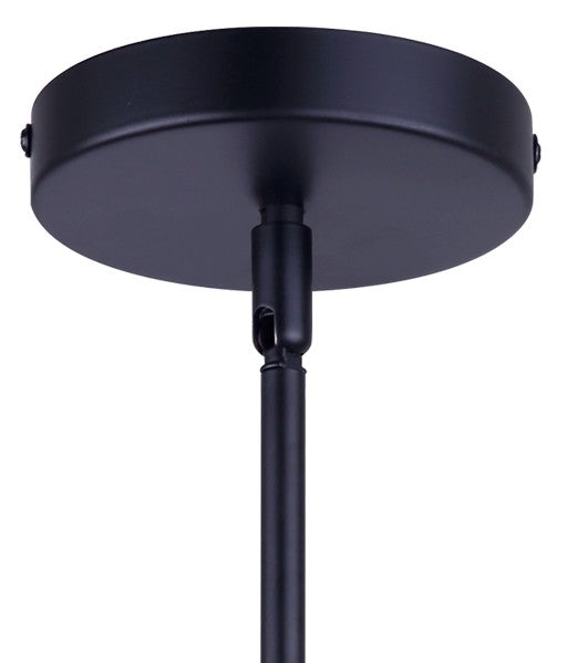 Canarm - ICH2287B06BK9 - Six Light Chandelier - Arion - Matte Black