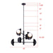 Canarm - ICH2287B06BK9 - Six Light Chandelier - Arion - Matte Black