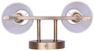 Canarm - IWF2254B02GD - Two Light Wall Fixture - Nell - Gold