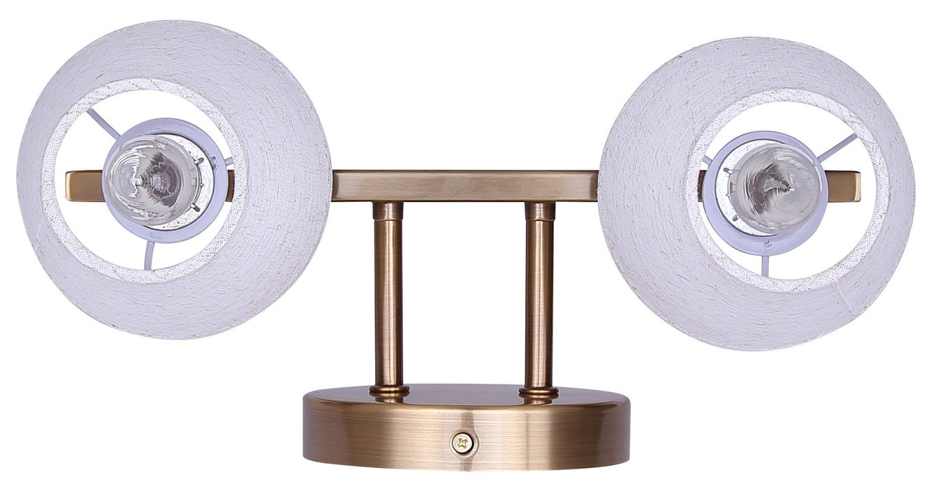 Canarm - IWF2254B02GD - Two Light Wall Fixture - Nell - Gold