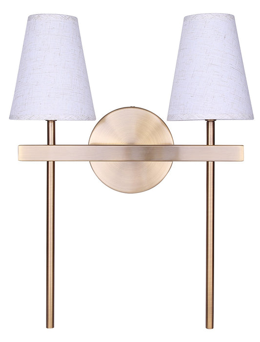 Canarm - IWF2254B02GD - Two Light Wall Fixture - Nell - Gold