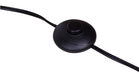 Canarm - IFL2281B62BKW - One Light Floor Lamp - Elan - Matte Black & Real Wood