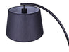 Canarm - IFL2281B62BKW - One Light Floor Lamp - Elan - Matte Black & Real Wood
