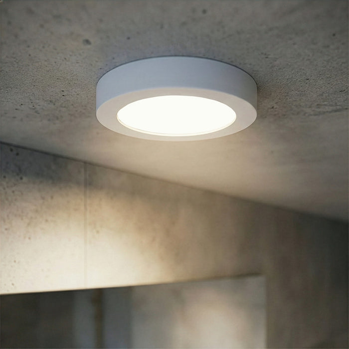 Canarm - DL-5F-10DCW-WH-C - LED Flush Mount - Dl-5F-10Dcw - White