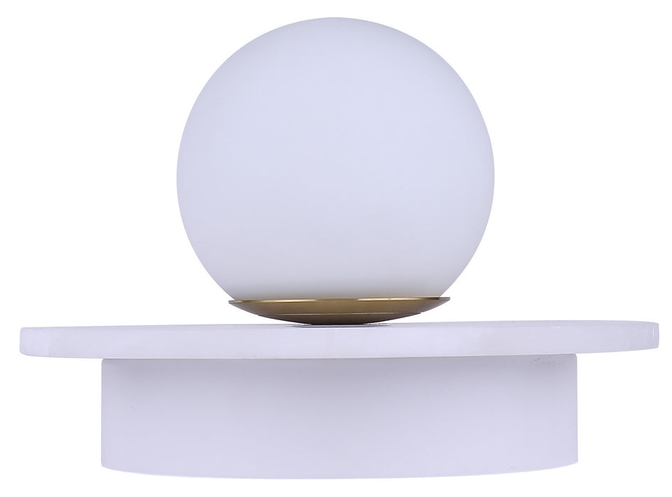 Canarm - LWF336A01WHG - LED Wall Sconce - Fenn - Gold/ Matte White