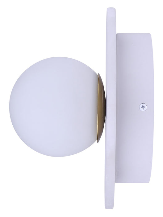 Canarm - LWF336A01WHG - LED Wall Sconce - Fenn - Gold/ Matte White