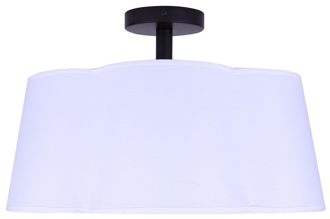 Canarm - ISF2266B03BK - Three Light Semi-Flush Mount - Siena - Matte Black