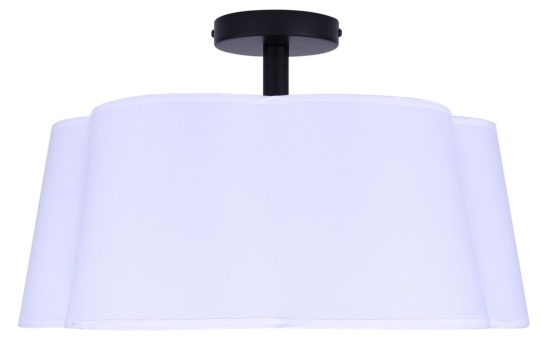 Canarm - ISF2266B03BK - Three Light Semi-Flush Mount - Siena - Matte Black