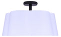Canarm - ISF2266B03BK - Three Light Semi-Flush Mount - Siena - Matte Black