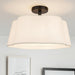 Canarm - ISF2266B03BK - Three Light Semi-Flush Mount - Siena - Matte Black