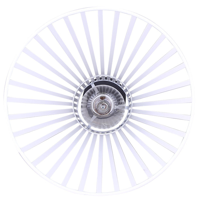 Canarm - IPL1238A01BW - One Light Pendant - Elim - Matte Black And White
