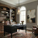 Canarm - IPL1238A01BW - One Light Pendant - Elim - Matte Black And White