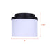 Canarm - IFM1234A09BK-FO - One Light Flush Mount - Britton - Matte Black