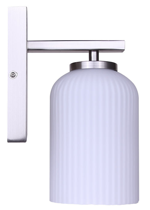Canarm - IVL1241A01BN - One Light Wall Sconce - Bram - Brushed Nickel