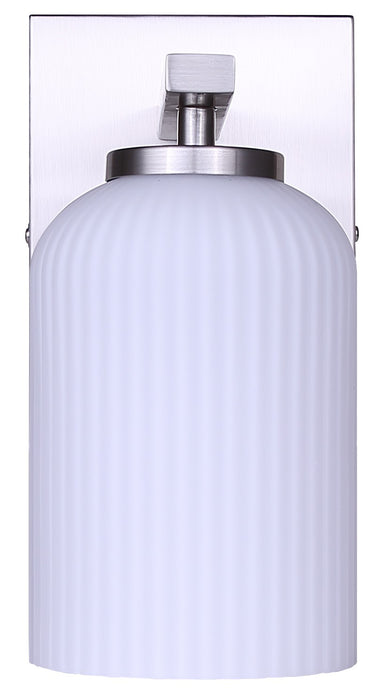Canarm - IVL1241A01BN - One Light Wall Sconce - Bram - Brushed Nickel