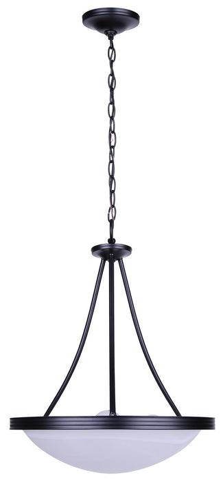 Canarm - ICH4115BK - Three Light Chandelier - Devon - Matte Black