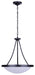 Canarm - ICH4115BK - Three Light Chandelier - Devon - Matte Black