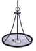 Canarm - ICH4115BK - Three Light Chandelier - Devon - Matte Black