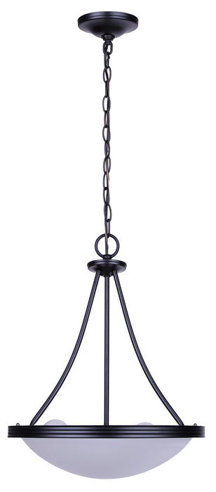 Canarm - ICH4115BK - Three Light Chandelier - Devon - Matte Black