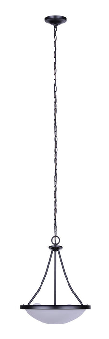 Canarm - ICH4115BK - Three Light Chandelier - Devon - Matte Black