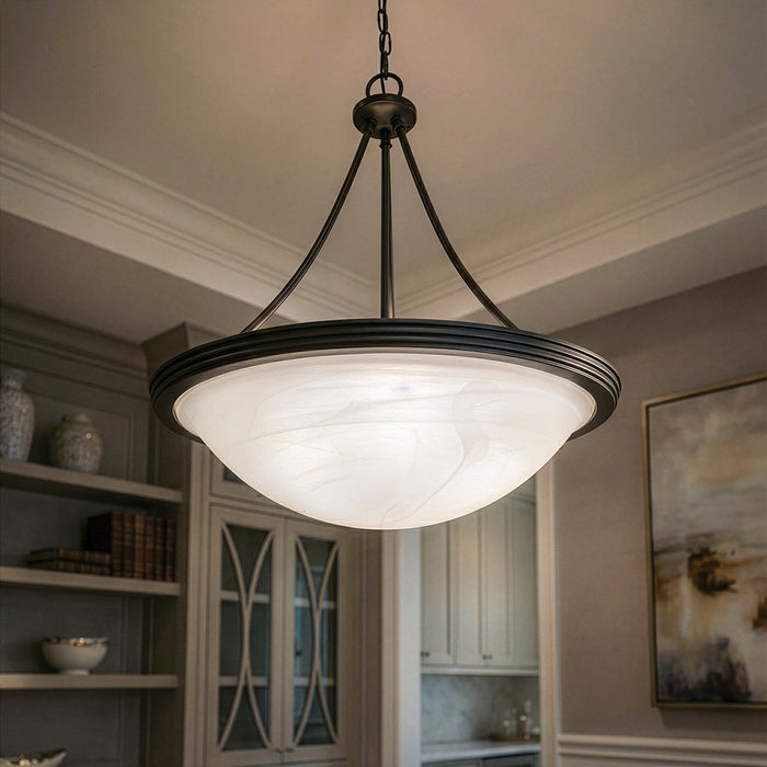 Canarm - ICH4115BK - Three Light Chandelier - Devon - Matte Black