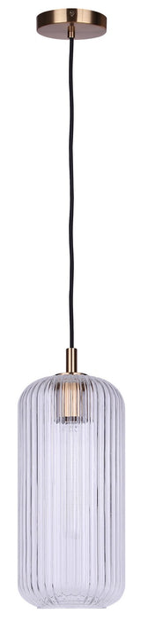 Canarm - IPL1250A01GD-CR - One Light Pendant - Malek - Gold