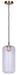 Canarm - IPL1250A01GD-CR - One Light Pendant - Malek - Gold