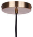 Canarm - IPL1250A01GD-CR - One Light Pendant - Malek - Gold
