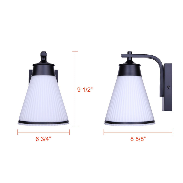 Canarm - IOL765BK - One Light Outdoor Down Light - Bosa - Matte Black