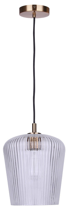 Canarm - IPL1249A01GD-CR - One Light Pendant - Leandro - Gold