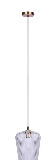 Canarm - IPL1249A01GD-CR - One Light Pendant - Leandro - Gold