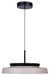 Canarm - LPL340A15BKS - LED Pendant - Petra - Matte Black And Stone