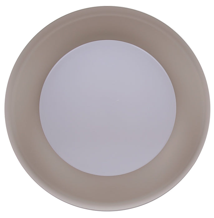 Canarm - LPL340A15BKS - LED Pendant - Petra - Matte Black And Stone