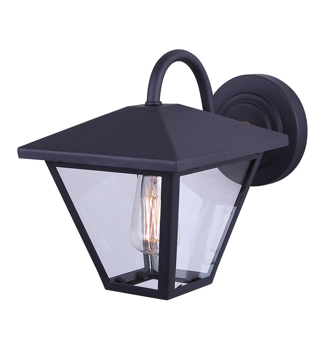 Canarm - IOL764BKG - One Light Outdoor Wall Lantern - Ira - Sand Black
