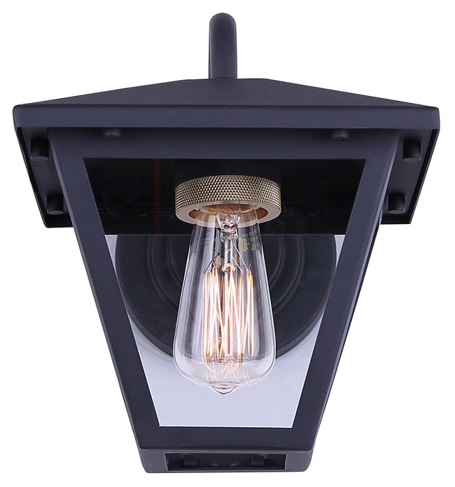 Canarm - IOL764BKG - One Light Outdoor Wall Lantern - Ira - Sand Black