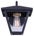 Canarm - IOL764BKG - One Light Outdoor Wall Lantern - Ira - Sand Black