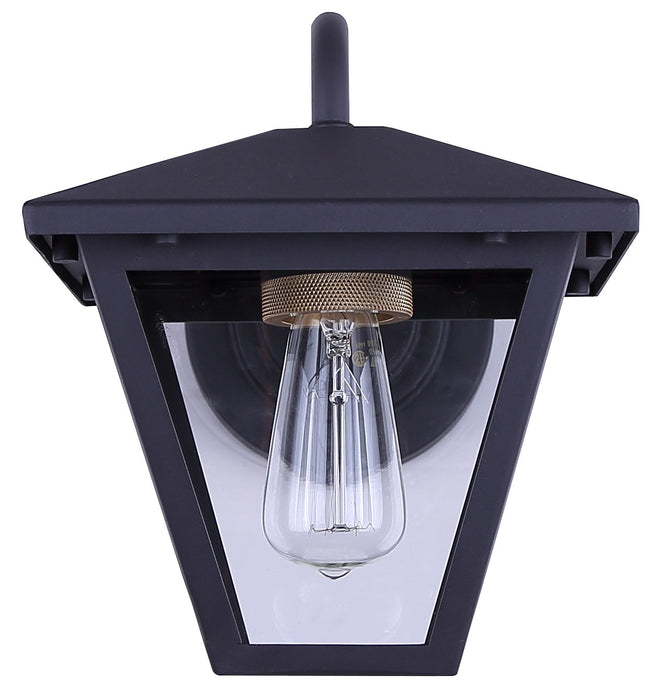 Canarm - IOL764BKG - One Light Outdoor Wall Lantern - Ira - Sand Black