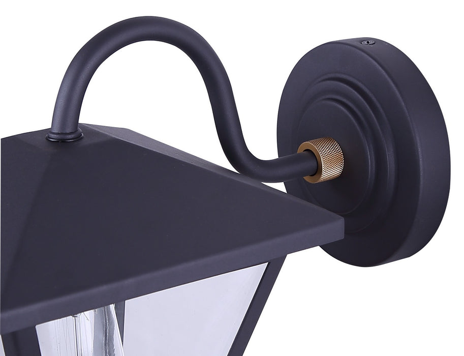 Canarm - IOL764BKG - One Light Outdoor Wall Lantern - Ira - Sand Black