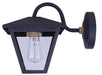 Canarm - IOL764BKG - One Light Outdoor Wall Lantern - Ira - Sand Black