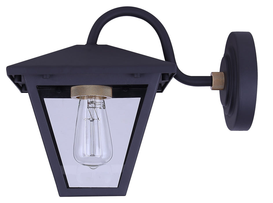 Canarm - IOL764BKG - One Light Outdoor Wall Lantern - Ira - Sand Black