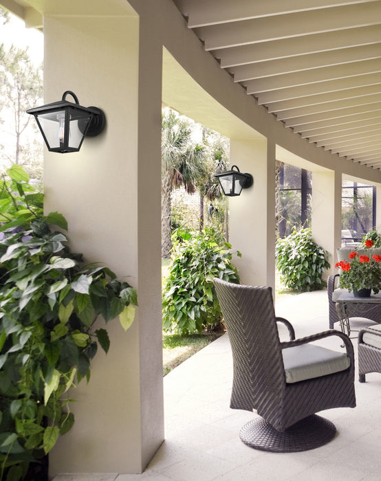 Canarm - IOL764BKG - One Light Outdoor Wall Lantern - Ira - Sand Black