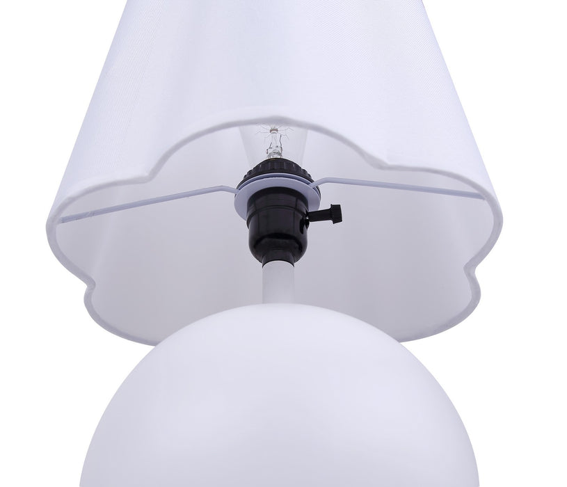 Canarm - ITL2294B18WH - One Light Table Lamp - Melina - Matte White