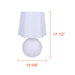 Canarm - ITL2294B18WH - One Light Table Lamp - Melina - Matte White
