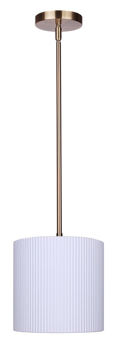 Canarm - IPL1119A01WHG - One Light Pendant - Rexton - Gold And Matte White